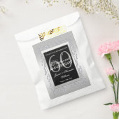 Sachets En Papier Diamants d'argent élégant 60e anniversaire de Mari (Scellé)