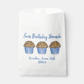 Sachets En Papier Dimanche Petit-déjeuner Brunch Party Blueberry Muf (Devant)