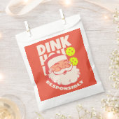 Sachets En Papier Dink de manière responsable | HoHoHo Pickball Pink (Coupé)