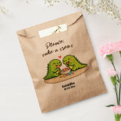 Sachets En Papier Dino cool mangeant des bonbons (Scellé)