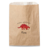 Sachets En Papier Dino Peint fête d'anniversaire