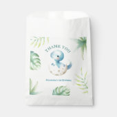 Sachets En Papier Dinosaur 1er anniversaire mignon garçon Tropical (Devant)