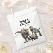 Sachets En Papier Dinosaur fête d'anniversaire imprimable, Dino Part (Coupé)
