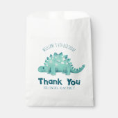 Sachets En Papier Dinosaur Stegosaurus Merci Garçons fête d'annivers (Devant)