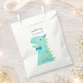 Sachets En Papier Dinosaur Thème Anniversaire Merci (Coupé)