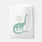 Sachets En Papier Dinosaure minimum fête d'anniversaire (Devant)