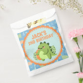Sachets En Papier Dinosaure personnalisé Fête Anniversaire Favoriser (Scellé)