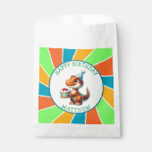 Sachets En Papier Dinosaure thème fête d'anniversaire de l'enfant Pe (Devant)