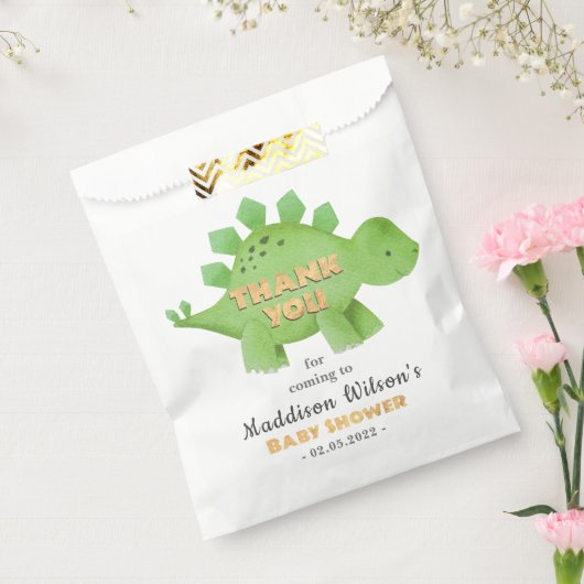 Sachets En Papier Dinosaures Baby shower Favoriser Sac (Scellé)