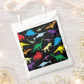 Sachets En Papier Dinosaures colorés Aquarelle Enfants Motif (Coupé)
