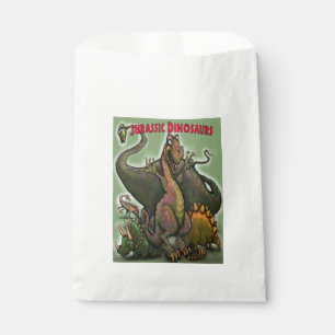 Sachets En Papier Dinosaures jurassiques