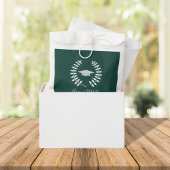 Sachets En Papier Diplôme Moderne Mortier Classique Vert Foncé