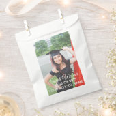 Sachets En Papier Diplômé. Photo personnalisée et texte. (Coupé)