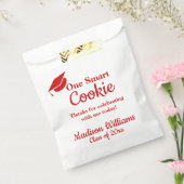 Sachets En Papier Diplômé Un Smart Cookie À emporter Traité Rouge Di (Scellé)