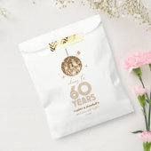 Sachets En Papier Disco Cheers 60 Anniversaire Mariage Fête (Scellé)