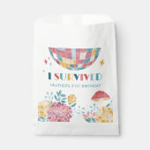 Sachets En Papier Disco Garden Party I Survived 21e anniversaire (Devant)