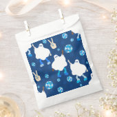 Sachets En Papier disco halloween fantôme africain bleu (Coupé)