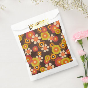 Sachets En Papier Disco les années 70 60s Retro Flowers Pop Culture
