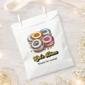 Sachets En Papier Disco Metallic Donut fête d'anniversaire (Coupé)