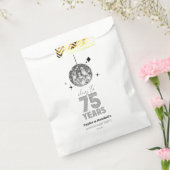 Sachets En Papier Disco Soirée Mariage de 75 ans (Scellé)