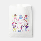 Sachets En Papier Discoball Disco Party Retro 80s super (Devant)