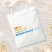 Sachets En Papier Distances de course I - 5K 10K 13,1 26,2 Marathoni (Coupé)