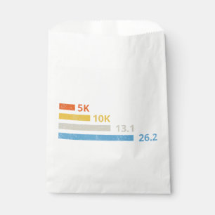Sachets En Papier Distances de course I - 5K 10K 13,1 26,2 Marathoni