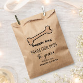 Sachets En Papier Doggie Sac Chien Traiter Mariage Favor Sac (Coupé)