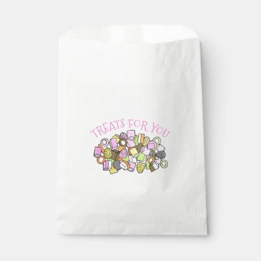Sachets En Papier Dolly Mixture British Sweet Candy Traite pour vous (Devant)
