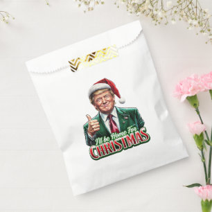 Sachets En Papier Donald Trump Noël Le chapeau du Père Noël monte