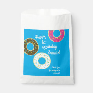 Sachets En Papier Donut Kid's Birthday Party mite