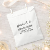 Sachets En Papier Donut Mariage glacé et délicieux (Coupé)