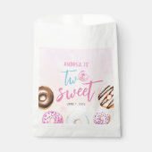 Sachets En Papier Donut Two Sweet Girl 2e anniversaire (Devant)