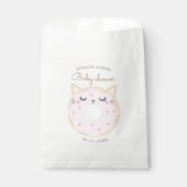 Sachets En Papier Donuts d'animaux Baby shower mignon Monogramme (Devant)