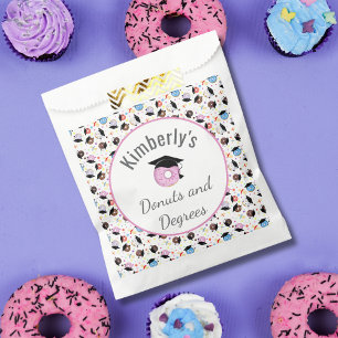 Sachets En Papier Donuts et diplômes Motif de diplôme Personnalisé