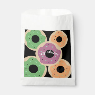 Sachets En Papier Donuts givrés d'Halloween avec paillettes pour fêt