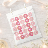 Sachets en papier Donuts Rose I Gâteaux I Bonbons (Coupé)