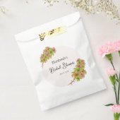 Sachets En Papier Douce douche de mariée florale (Scellé)