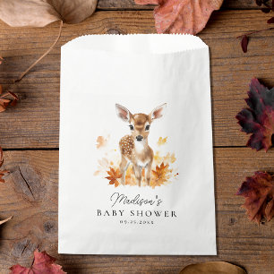 Sachets En Papier Douce Fête Prénatale de la Forêt Automnale pour Bé