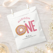 Sachets En Papier Douceur Colorée Donuts Un Premier Anniversaire (Coupé)