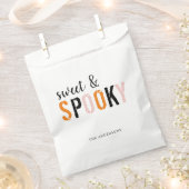 Sachets En Papier Douceurs et friandises Éffrayantes | Bonne Hallowe (Coupé)