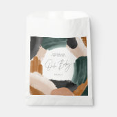 Sachets En Papier Douche bébéOh bébé terre cuite abstraite peinte (Devant)