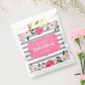 Sachets En Papier Douche de Mariage Fleurs Roses Blanches Douces Aqu (Scellé)