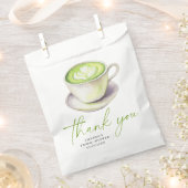 Sachets En Papier Douche nuptiale Merci Matcha Tea (Coupé)