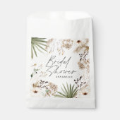 Sachets En Papier Douche nuptiale merci pampas moderne herbe feuilla (Devant)
