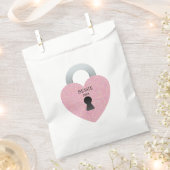 Sachets En Papier Douche rose Shimmer Célébrer la fête de la nuptial (Coupé)