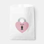 Sachets En Papier Douche rose Shimmer Célébrer la fête de la nuptial (Devant)