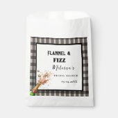 Sachets En Papier Douille & fizz hiver rouge &  noir douche de maria (Devant)