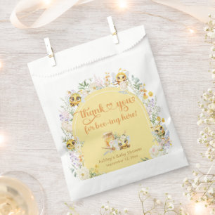Sachets En Papier Doux comme peut Bee Bumble Bee Baby shower Merci
