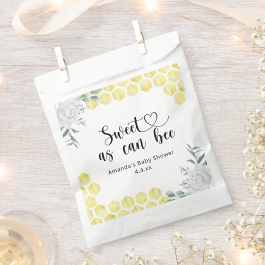 Sachets En Papier Doux comme peut l'être une abeille - (Coupé)
